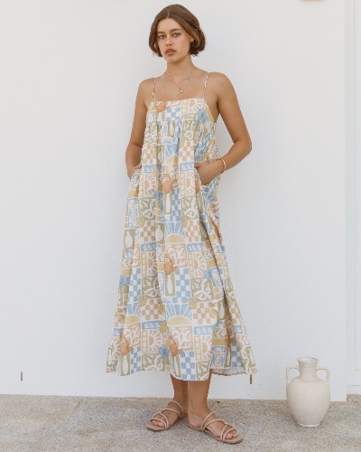 Makaira Spaghetti Dress | Casablanca | XXL (20-22)