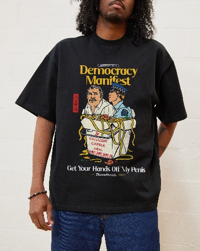 Democracy Manifest Volume II Oversized Tee | Black / 2XL