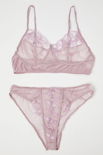 Purple Lace Lingerie Set | 20