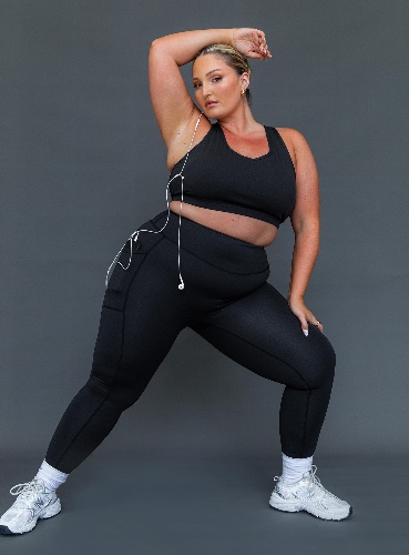 Achieve Activewear Leggings Black Curve | AU 20 / Black