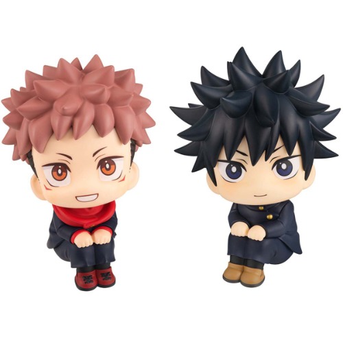 Jujutsu Kaisen - Yuji Itadori Figure MegaHouse (Laugh Ver. & Megumi Fushiguro Smile Ver.) Lookup Series Set with Gift