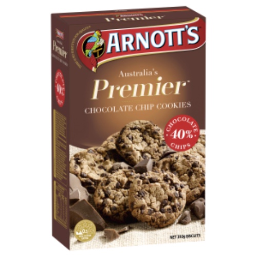 Arnott's Premier Chocolate Chip Cookies, 310 Grams