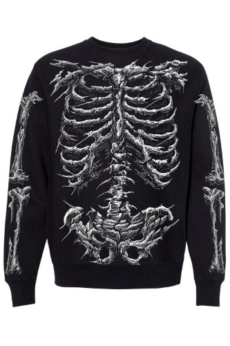 Dead Inside Skeleton Sweatshirt | XXL / Skeleton Sleeves