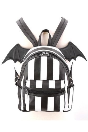 Bat Wing Striped Mini Backpack | Default Title