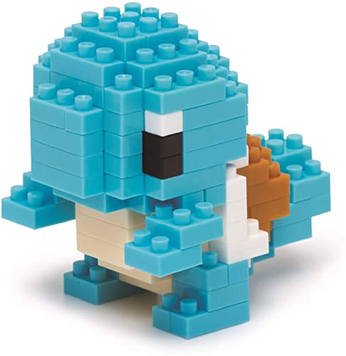 nanoblock NBPM004 Pokemon Squirtle, Blue - Mehrfarbig