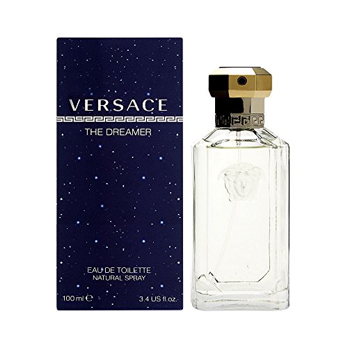 Versace The Dreamer for Men 3.4 oz Eau de Toilette Spray - 3.4 Fl Oz (Pack of 1) - Dreamer