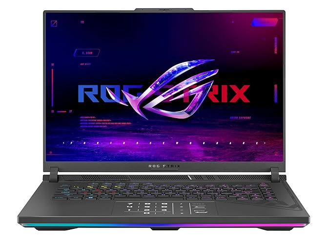 ASUS ROG Strix G614JVR 16.0" WUXGA 165Hz Gaming Laptop (Intel i9-14900HX, NVIDIA GeForce RTX 4060, 16GB RAM, 1TB PCIe SSD, Windows 11 Home - ROG Strix SCAR 16 - Intel i9-14900HX - NVIDIA GeForce RTX 4060
