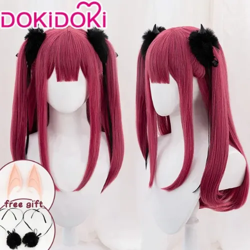 【Ready For Ship】DokiDoki Anime Cosplay Wig Little Devil Ver Long Red | Wig Only-Ready For Ship
