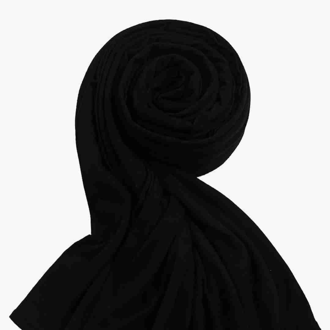 Hophor Soft Stretch Head Wrap Jersey Hijab for Women Scarfs Long Turban Head Wrap Tie for Women