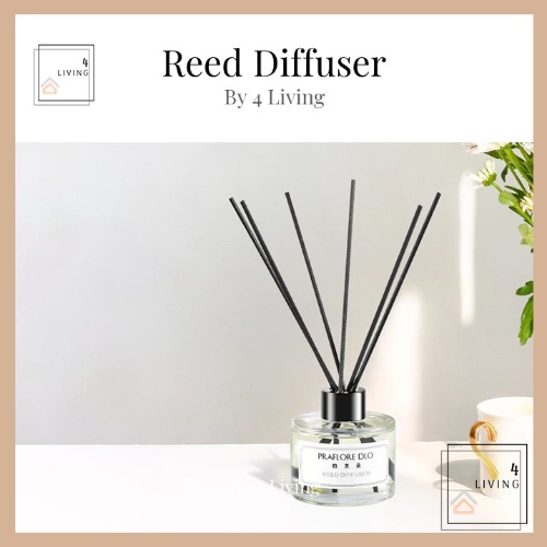 4Living Premium Aromatherapy Reed Diffuser Pewangi Bilik Tidur Home Perfume Air Freshener Home Fragrance Oil