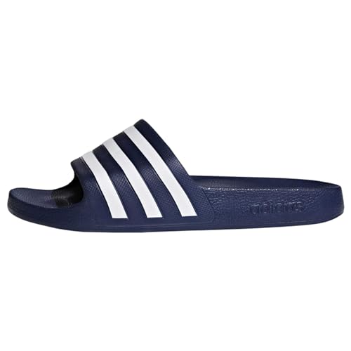 adidas Adilette Aqua Slides, Unisex Adulto - 43 1/3 EU - Dark Blue Ftwr White Dark Blue