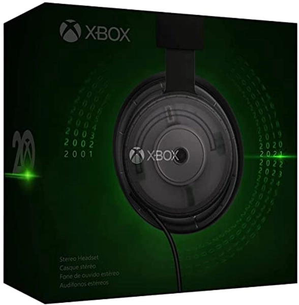 Xbox Stereo Headset 20th Anniversary Special Edition - for Xbox Series X/S, Xbox One, & Window 10 PCs - Ultra-Soft, Large earcups - Supports Windows Sonic Spatial Sound - Flexible, Lightweight des