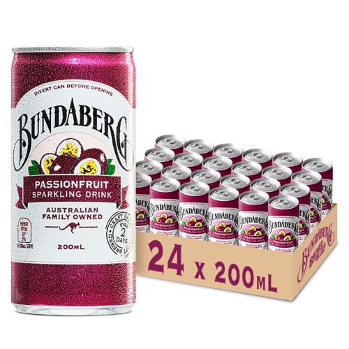 Bundaberg Passionfruit Mini Cans - 24 Pack