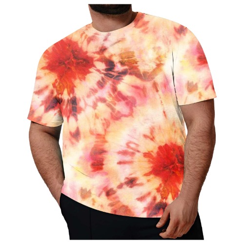 T-Shirt Men's Summer Short Sleeve T-Shirt Outdoor Short Sleeve Shirt Lightweight Casual Shirt Combat Regular Fit T-Shirt Party Style Tops Casual Modern Urban Tops - 7XL - orange