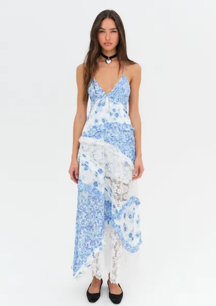 Rosalyn Maxi Dress — Blue