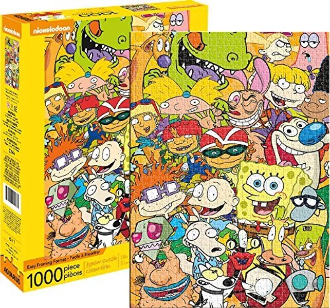 AQUARIUS 65317 Nickelodeon Cast Puzzle, 1000 Piece