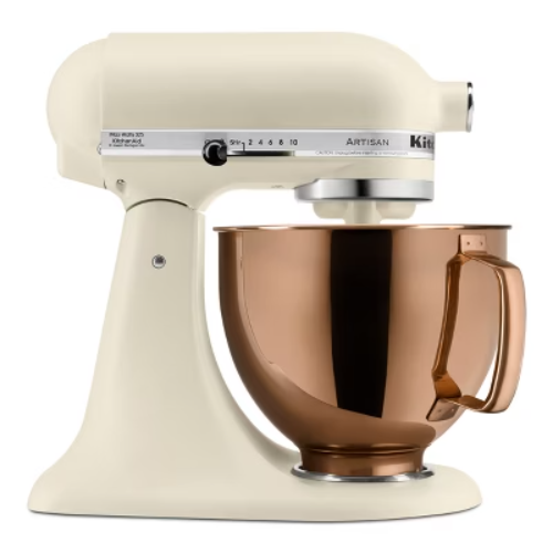 KitchenAid 5qt 10-Speed Stand Mixer with Copper Bowl Fresh Linen - Hearth & Hand™ with Magnolia