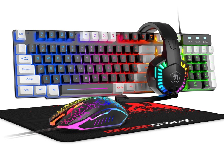 RGB Keyboard, Mouse, and Headphones