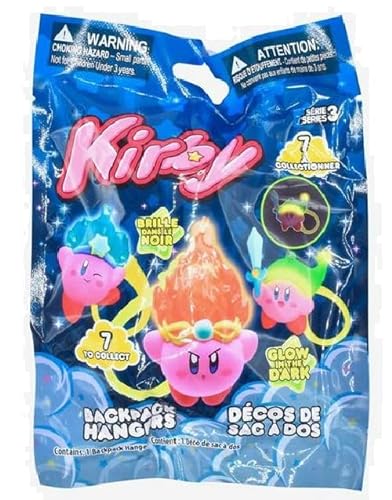 Kirby - Glow in The Dark Backpack Hangers - Series 3