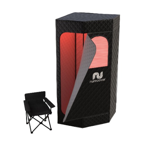 Nurecover Tropic® Home Steam Sauna | Red-Light Therapy (660nm)