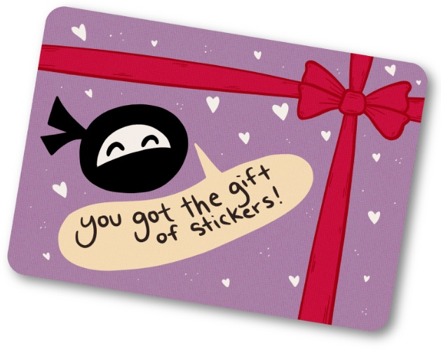 Sticker Ninja gift card 