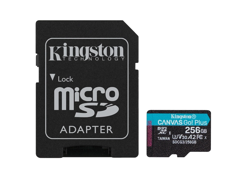 Kingston Canvas Go Plus microSD 256GB