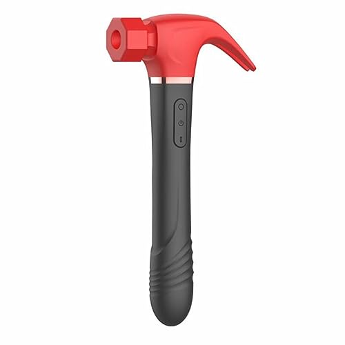 4 in 1 Hammer Vibrator Clit, Sex Toys, Vibrator for Women, Pulsating Anal Dildo Vibrators Waterproof Nipple Vagina Prostate Massagers Rechargable Clit Stimulation for Couples-Red Black - Black