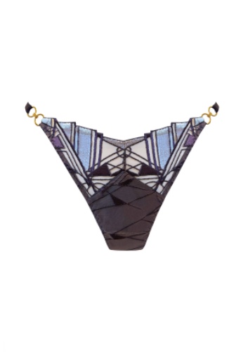 Cubism Thong | Deep Purple / L | 4