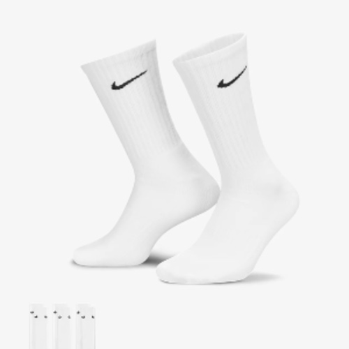 White Nike Socks 