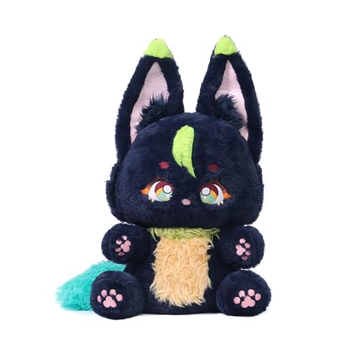 PlushShop Meow Meow Family, Cute Animal Plush, Soft Cuddly Tighnarimeow Anime Plush Gifts for Boys and Girls - Tighnarimeow