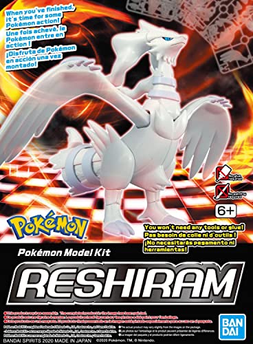 Zekrom Pokemon, Bandai Spirits Pokemon Model Kit (BAS5060466) - PokePla - Zekrom