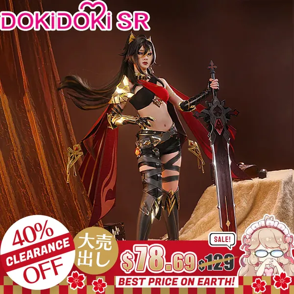 【 Ready For Ship】【Clearance Sale】【Last Batch】【Size S-2XL 】DokiDoki-SR Game Genshin Impact Dehya Cosplay Costume Sumeru