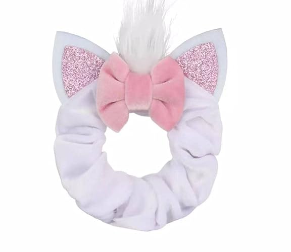 CLGIFT Minnie Ears Baby/Toddler Headband with Sequin (Aristocats Marie Scrunchie) - Aristocats Marie Scrunchie