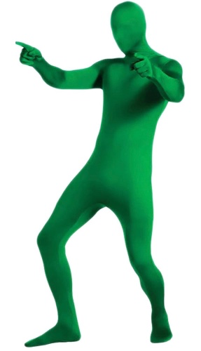 Green screen suit