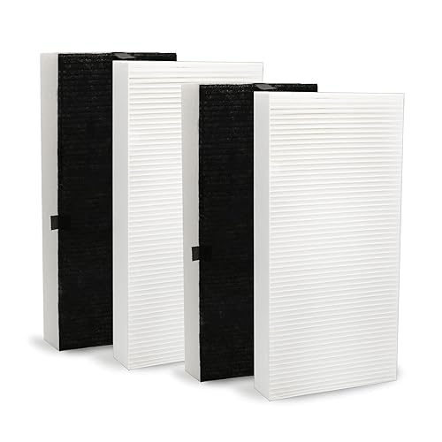 4 Pack Filter Replacement for FRF102B, Compatible with Filter U HRF201B Compatible with HHT270, HHT290 Series