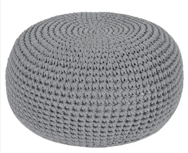 Knitted Pouffe