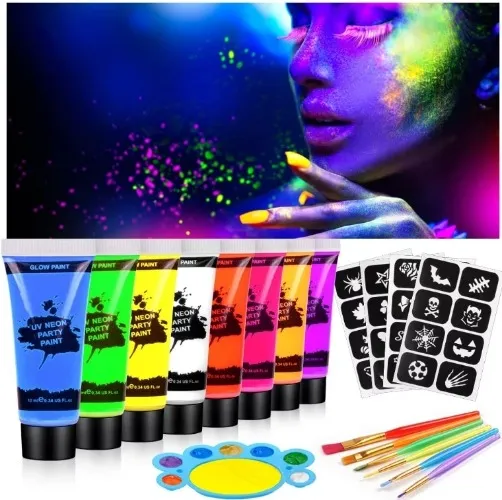 Uv face paint
