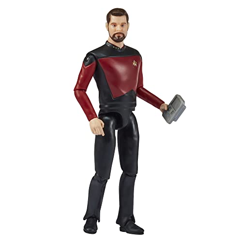 STAR TREK Playmates Toys Universe: 5" Commander William Riker “Next Generation Action Figure with Accessories, Multi
