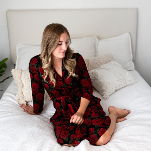 Bums & Roses Robe | S
