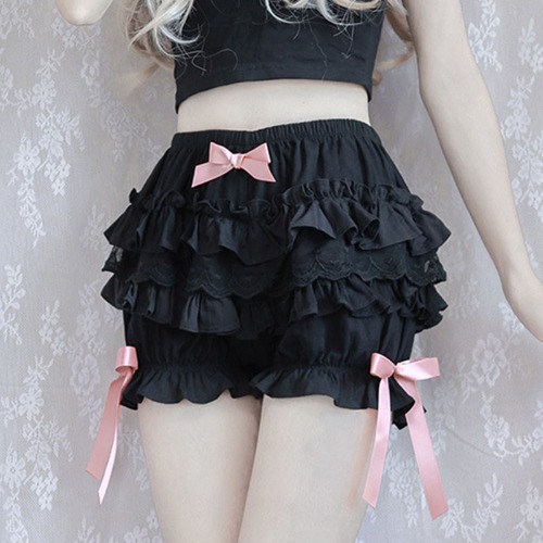 Frilly Bloomers - Type B Black / S