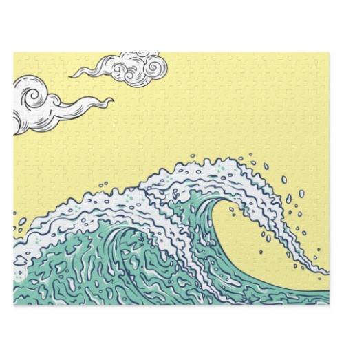 Waves Jigsaw Puzzle 500-Piece - 20" × 16" (500 pcs)