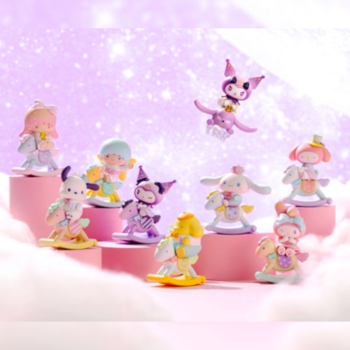 Sanrio Characters Childlike Heart Rocking Horse Blind Box Series by Sanrio x Miniso - Single Blind Box