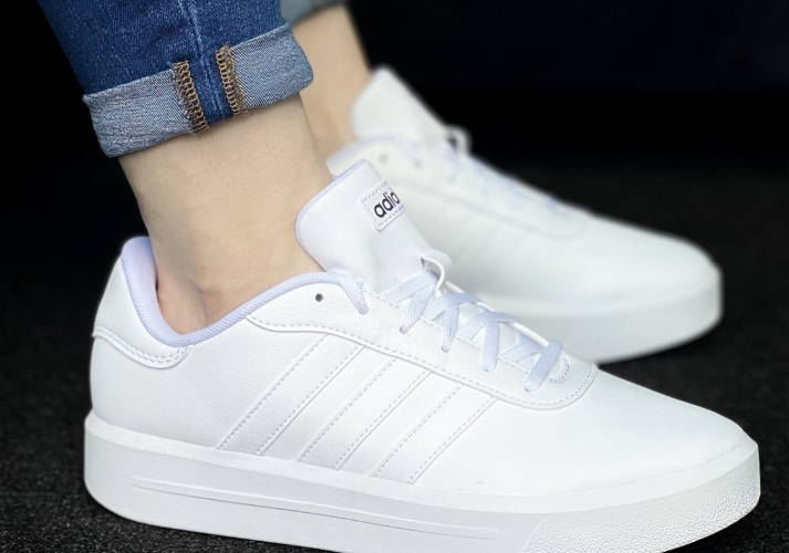 Used White Adidas Sneakers
