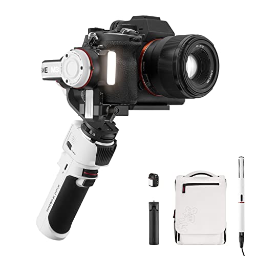 ZHIYUN Crane M3 Pro [Official] Gimbal für Kamera und Smartphone, 3-Achsen Stabilisator mit Tasche/Stativ/Mikrofon/Erweiterungsbasis, Stabilizer für Handy/Spiegellose Kamera/Action Cam/Gopro - Crane-m3 Pro