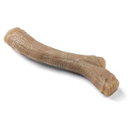 Nylabone Maximum Strength Tough Extreme Gourmet Stick Dog Chew Toy, Infused with Extra Peanut Butter Flavour Throughout, Extra Large, for dogs over 23kg - Peanut Butter - Extra Large
