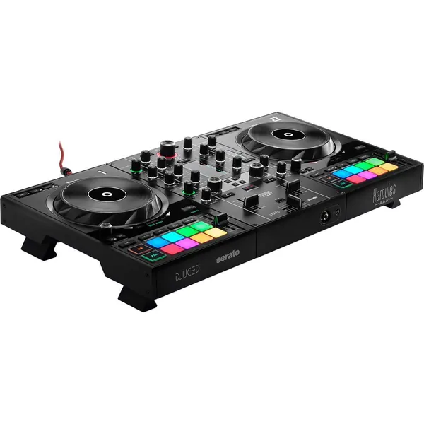 Hercules DJControl Inpulse 500: 2-deck USB DJ controller for Serato DJ and DJUCED (included) - 