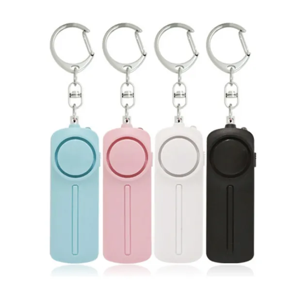 Personal Alarm Keychain with LED Light