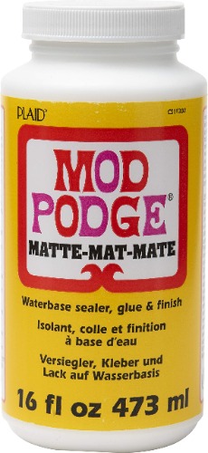 Mod Podge CS11302 Waterbase Sealer, Glue and Finish, 16 oz, Matte - 