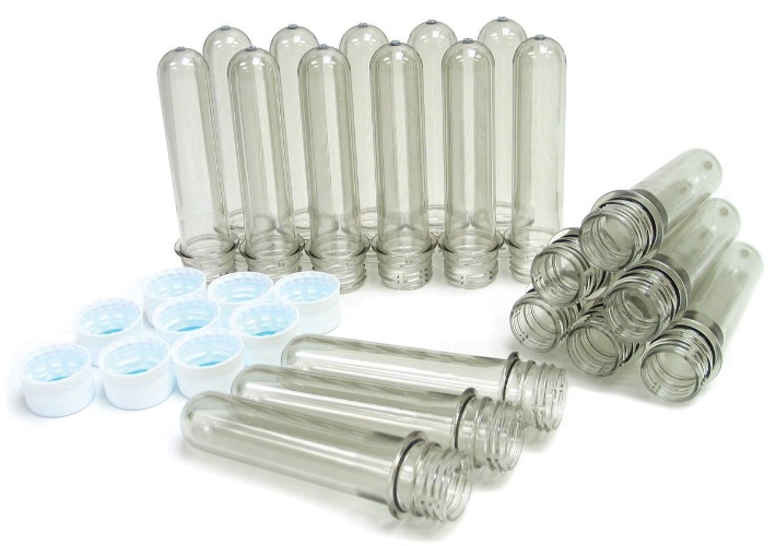 Soda Bottle Preforms and Caps (30/pk) - 