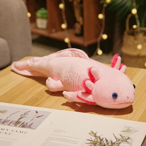 Lifelike Axolotl Plushies (4 COLORS) - Pink